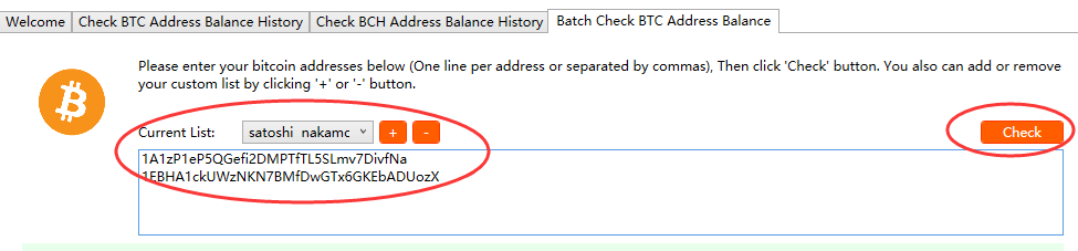 check balance on bitcoin address