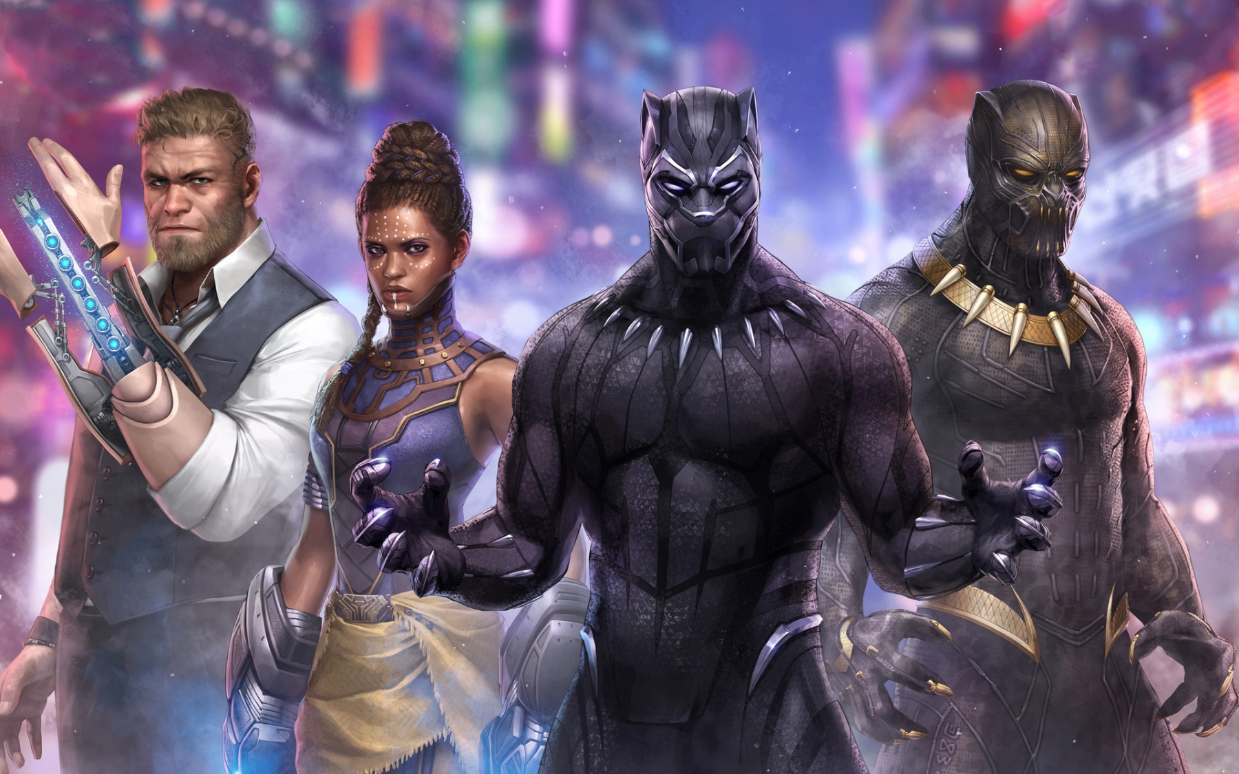 Avengers Character Black Panther Hd Wallpaper Collection Yl Computing