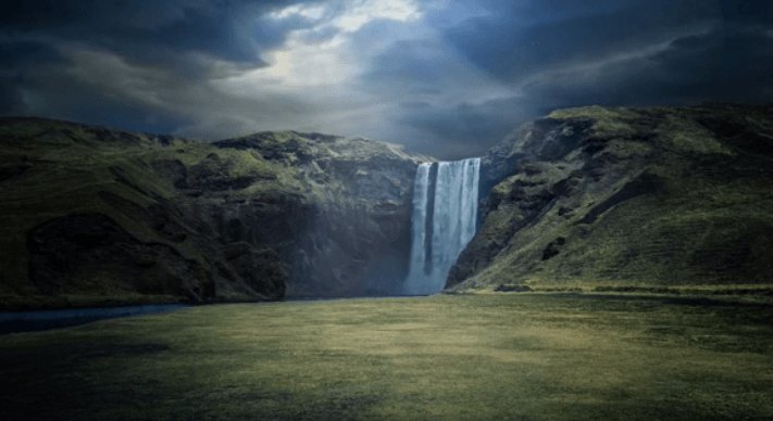 Free Background Waterfalls Nature Video Loop Animation – YL Computing