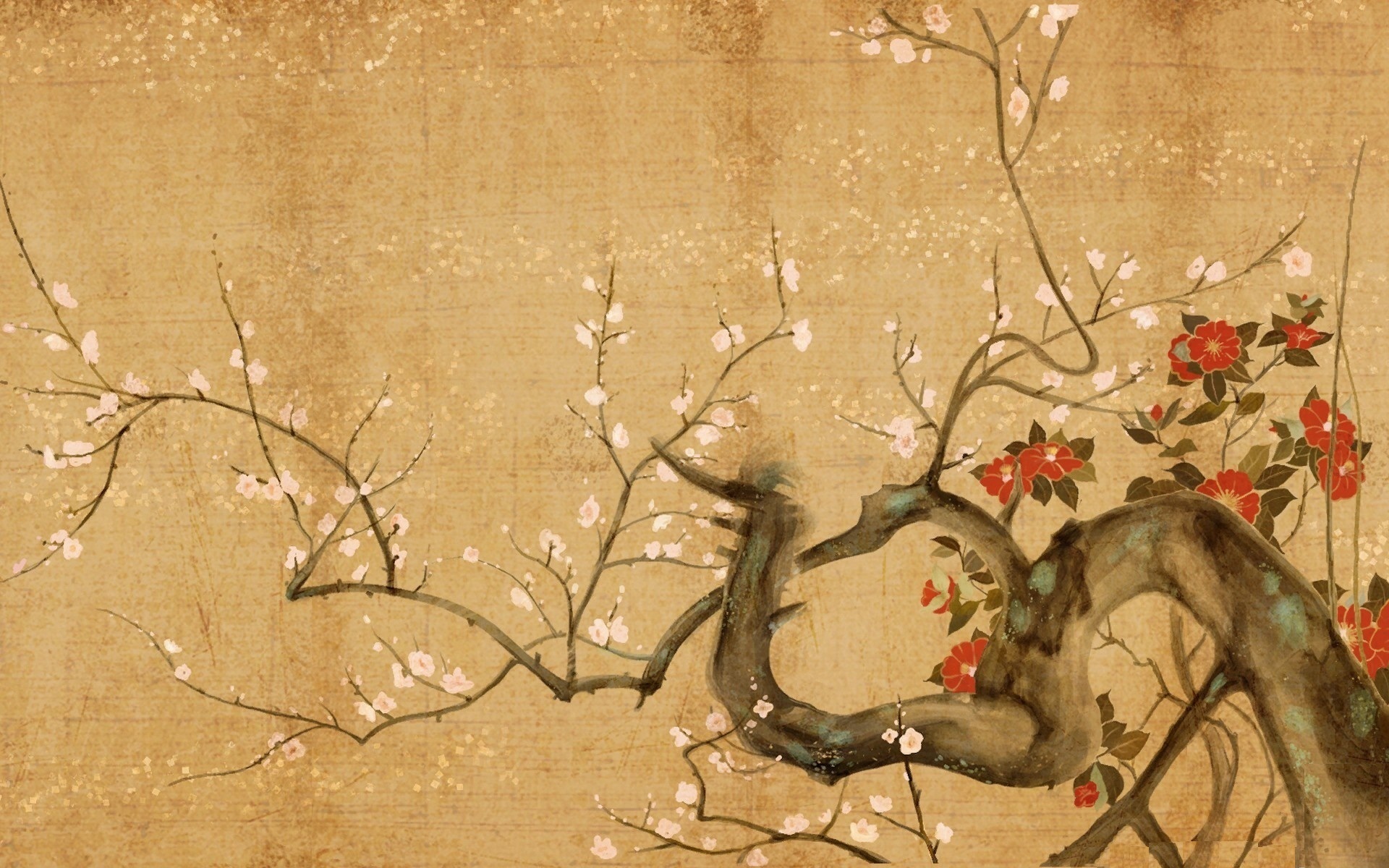 Download Traditional Japanese Ancient Landscape on a Desktop Wallpaper |  Wallpapers.com