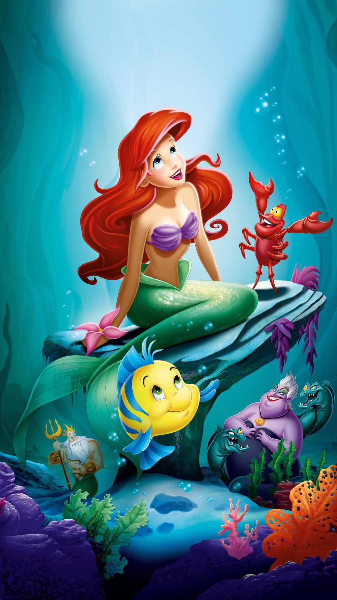 Ariel The Mermaid Background Images and Wallpapers – YL Computing