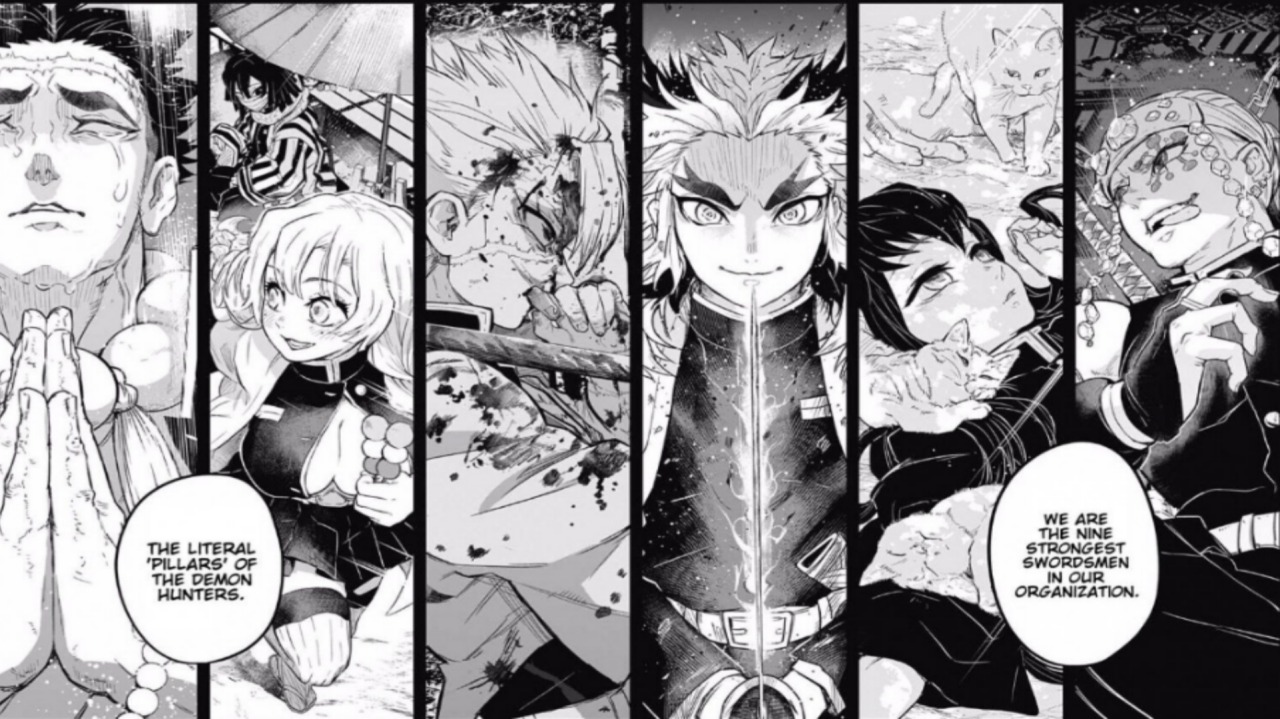 Demon Slayer Manga Panels Background Images and Wallpapers – YL Computing